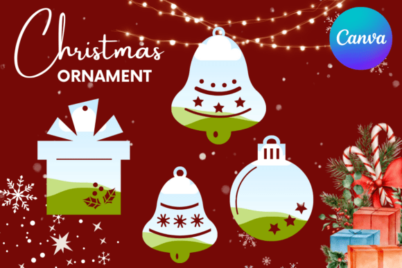 Download Christmas Ornament Canva Frame Decorate - Decorate Collection