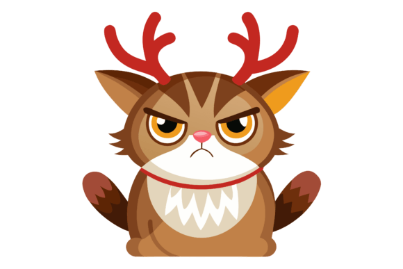 Download Graphics Design Clipart of a Grumpy Cat - Premium Resources