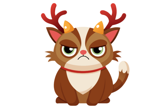 Download Graphics Design Clipart of a Grumpy Cat - Premium Bundle