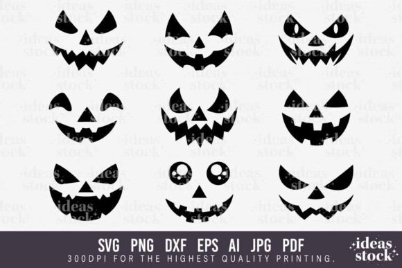 Download Bundle Jack O Lantern Face. Halloween. - Jack o lantern face Collection