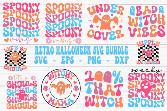 Download Retro Halloween Svg Bundle, Svg Bundle - Halloween svg bundle Collection