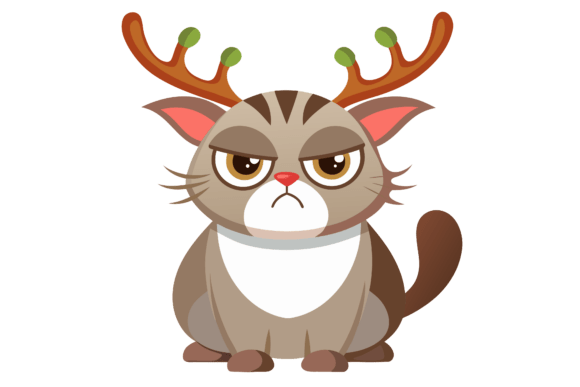 Download Graphics Design Clipart of a Grumpy Cat - Premium Bundle