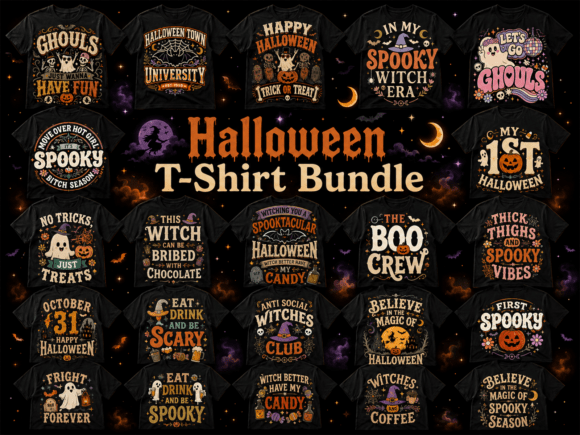 Download Retro Spooky Halloween SVG Bundle - Halloween svg bundle Collection