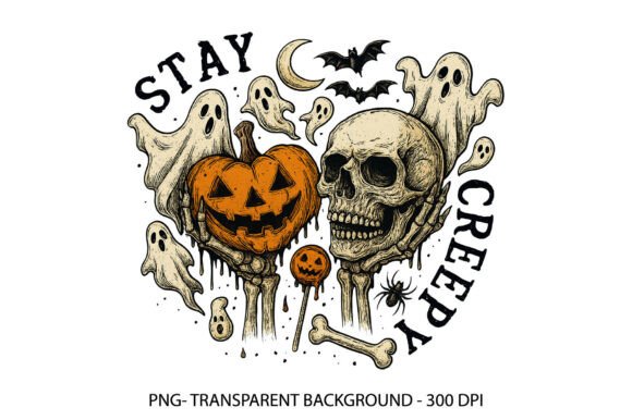 Download Stay Creepy PNG Halloween Dripping Heart - Creepy Collection