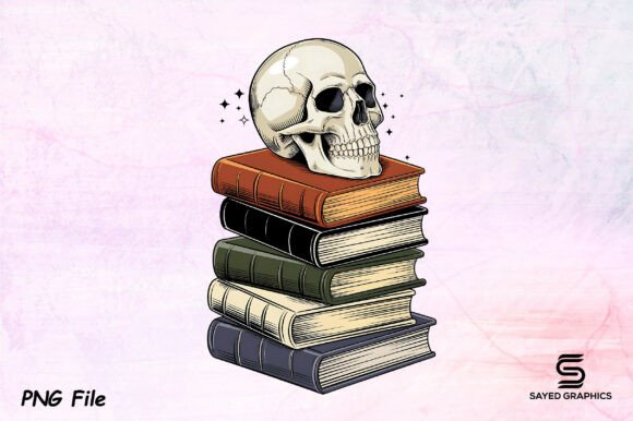 Download Halloween Skeleton Book Png Sublimation - Premium Resources