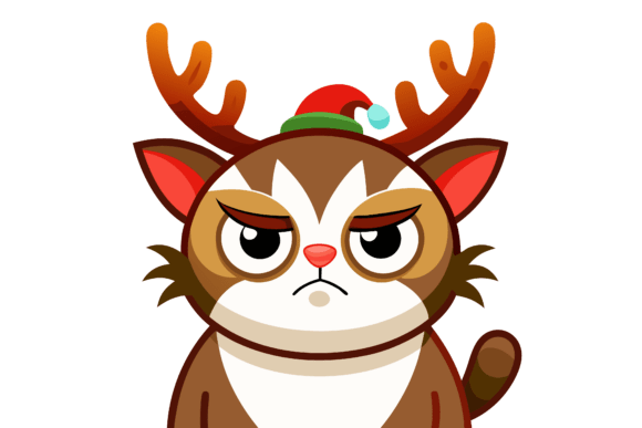 Download Graphics Design Clipart of a Grumpy Cat - Premium Resources