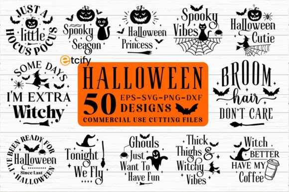 Download Vintage Halloween SVG Bundle, Round Sign - Halloween svg bundle Collection